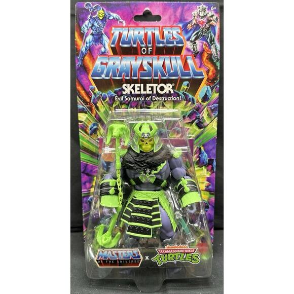 MOTU Masters of the Universe Origins Turtles of Grayskull Skeletor TMNT New - Picture 1 of 6
